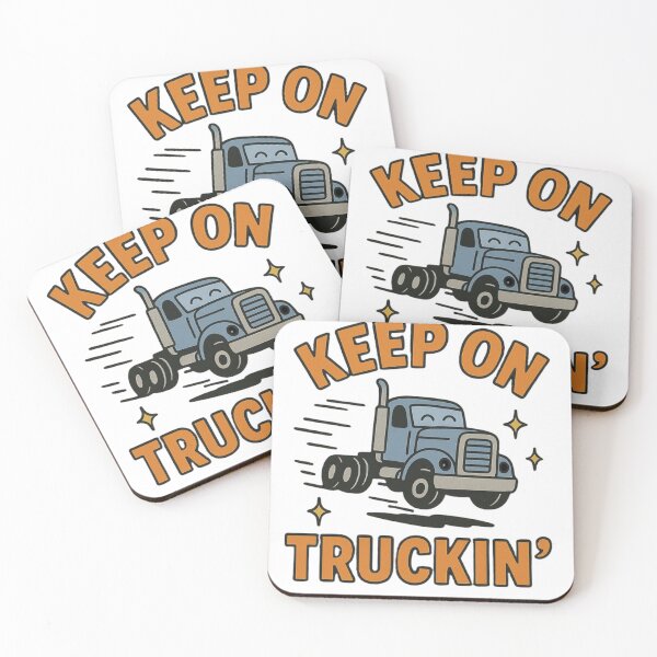 Item preview, Keep On Truckin’ – Retro Truck  designed and sold by SaajiOfficial.