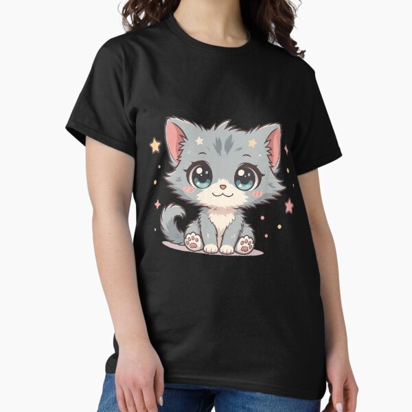 Item preview, Adorable gray anime-style designed and sold by killuaOmo.