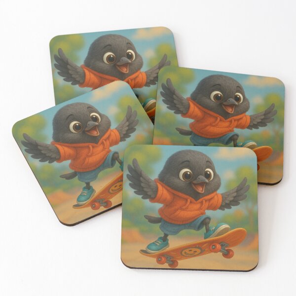 Item preview, Skater Dark-Eyed Junco designed and sold by Sillytoe.