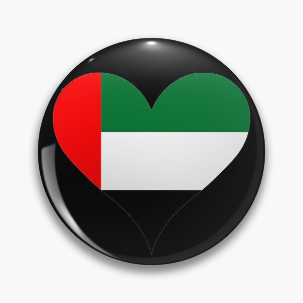 Item preview, UAE Heart Flag - Emirati Pride & Love designed and sold by NTGUILTY.