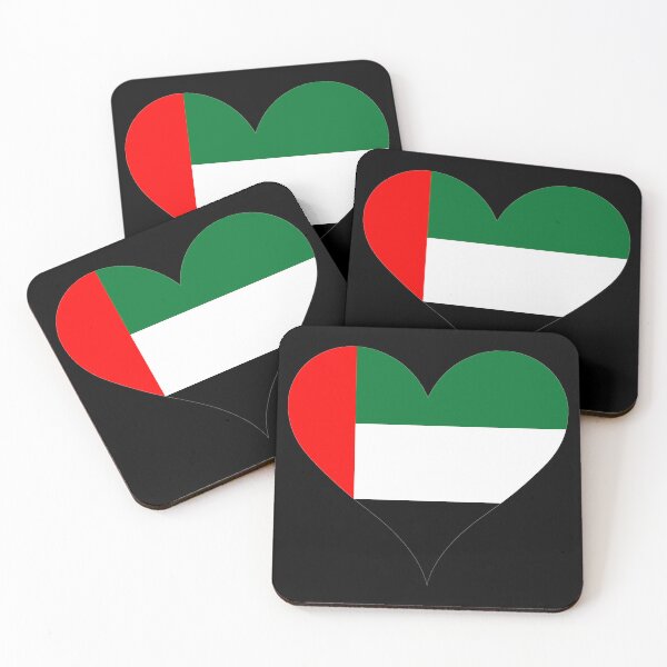 Item preview, UAE Heart Flag - Emirati Pride & Love designed and sold by NTGUILTY.