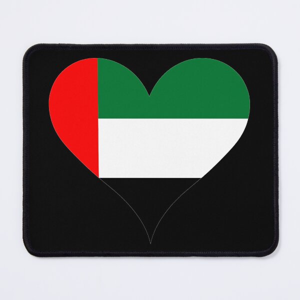 Item preview, UAE Heart Flag - Emirati Pride & Love designed and sold by NTGUILTY.