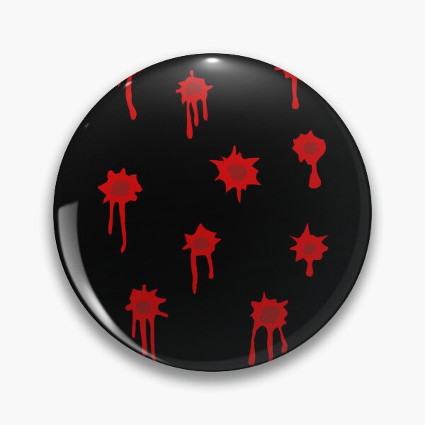 Item preview, Blood Gunshot Bullet Hole Circle (black sticker sheet) designed and sold by ConceptLT.