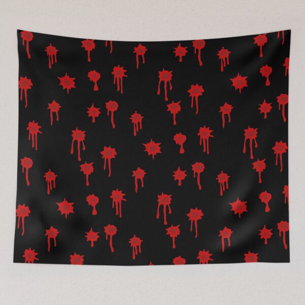 Item preview, Blood Gunshot Bullet Hole Circle (black sticker sheet) designed and sold by ConceptLT.