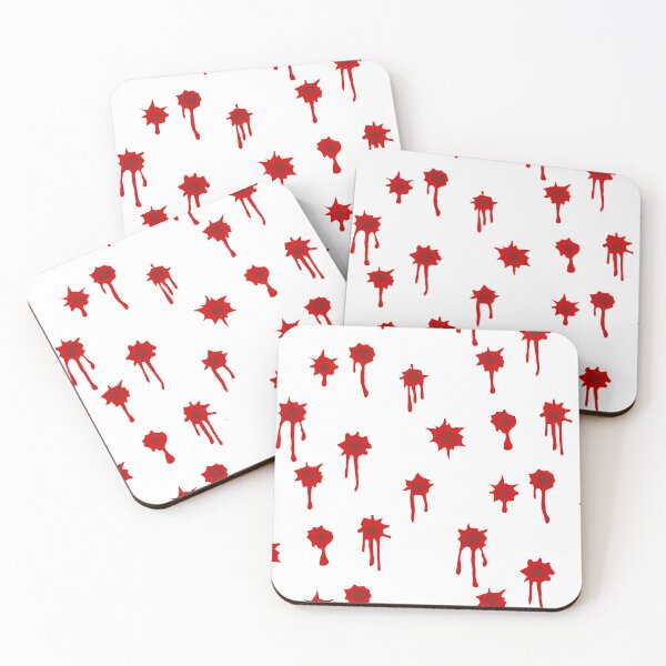 Item preview, Blood Gunshot Bullet Hole Circle (sticker sheet) designed and sold by ConceptLT.