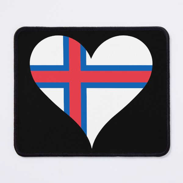 Item preview, Faroe Islands Heart Flag - Faroese Pride & Love designed and sold by NTGUILTY.