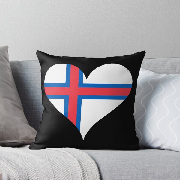 Item preview, Faroe Islands Heart Flag - Faroese Pride & Love designed and sold by NTGUILTY.