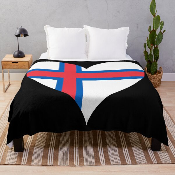 Item preview, Faroe Islands Heart Flag - Faroese Pride & Love designed and sold by NTGUILTY.
