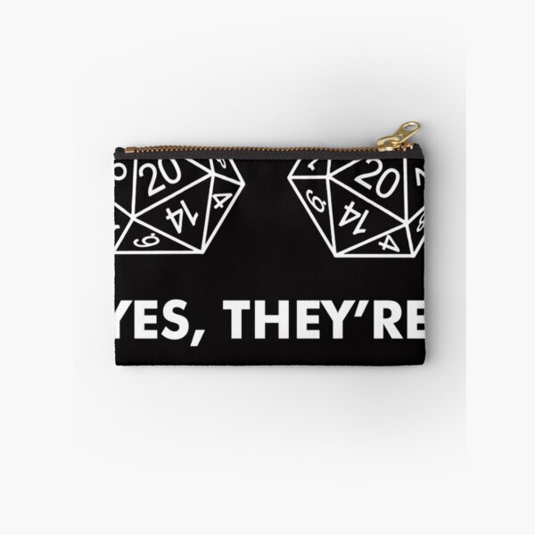 Item preview, D20 Yes They'Re Natural Fitted designed and sold by TheDesignWork.