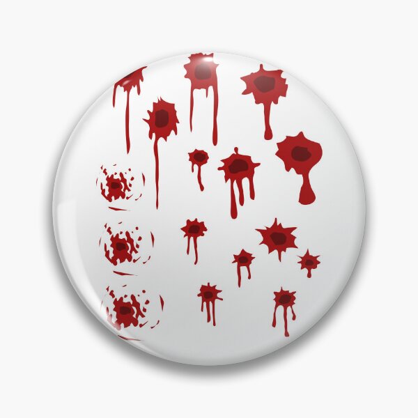 Item preview, Blood Gunshot Bullet Hole Circle (multi sticker sheet ) designed and sold by ConceptLT.