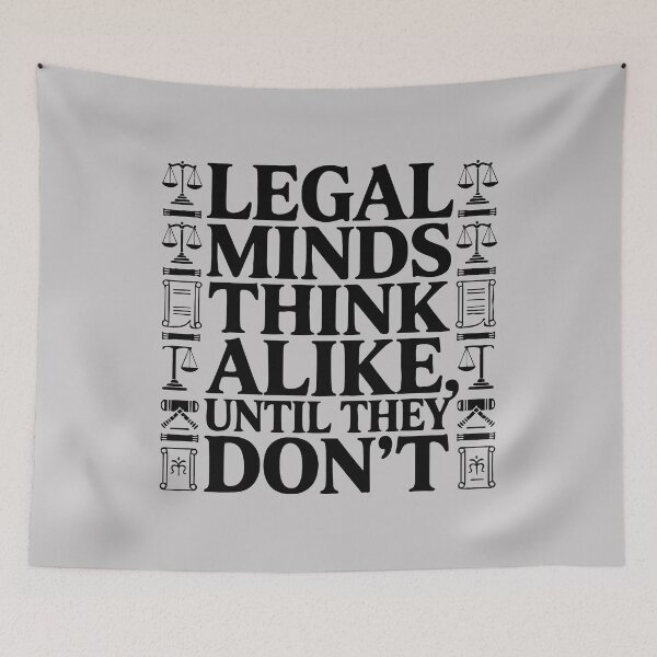 Item preview, All Legal Minds Think Alike, Until They Don’t – Debate Club T-Shirt designed and sold by NoGoodDeeds.