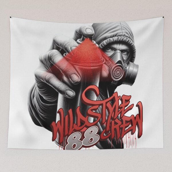 Item preview, WildStyle Crew 88 - Graffiti Art Spray Can designed and sold by MINSET WEAR ® – Born from Mindset, Built on Discipline..