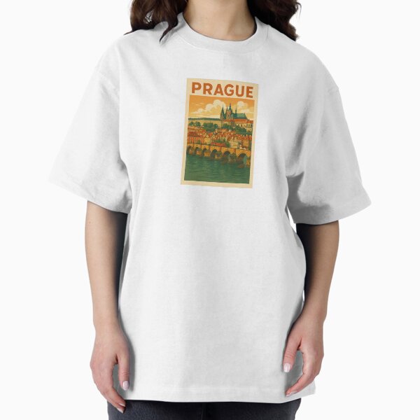Item preview, Prague, Czech Republic Retro Poster designed and sold by JBWphotos.