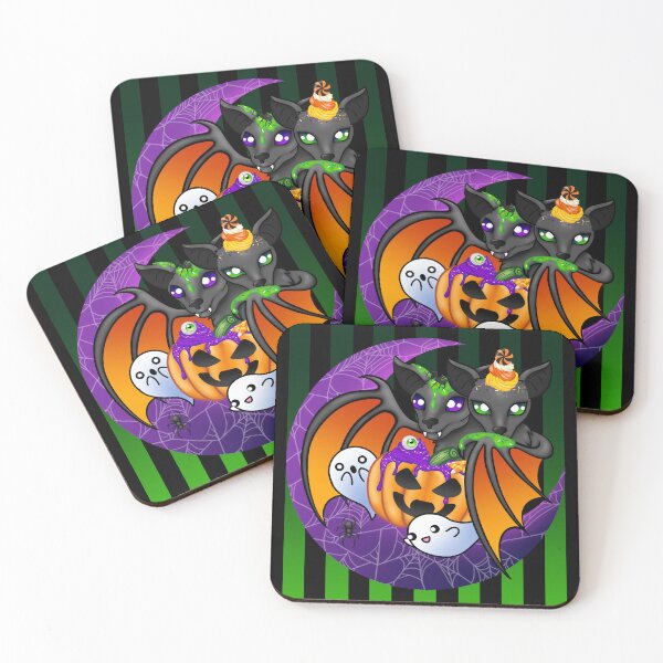 Item preview, Two-Headed Bat (Halloween) designed and sold by Miss Lunaria.