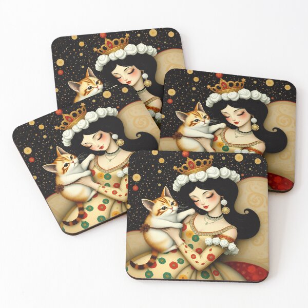 Item preview, Beautiful girl with a cat. designed and sold by Natalia-Vlad.
