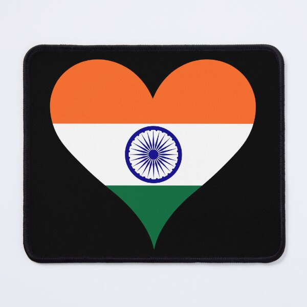 Item preview, India Heart Flag - Indian Pride & Love designed and sold by NTGUILTY.
