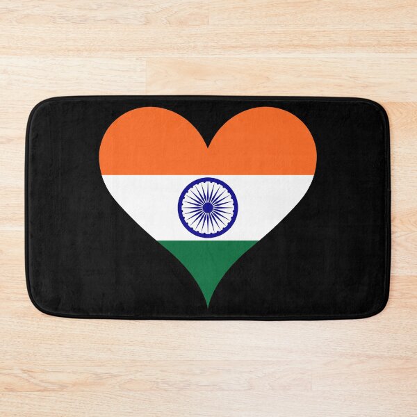 Item preview, India Heart Flag - Indian Pride & Love designed and sold by NTGUILTY.