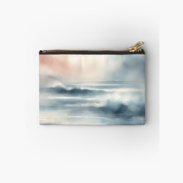 Item preview, Misty Watercolor Ocean Print – Coastal Wall Art designed and sold by JokesterTV777.