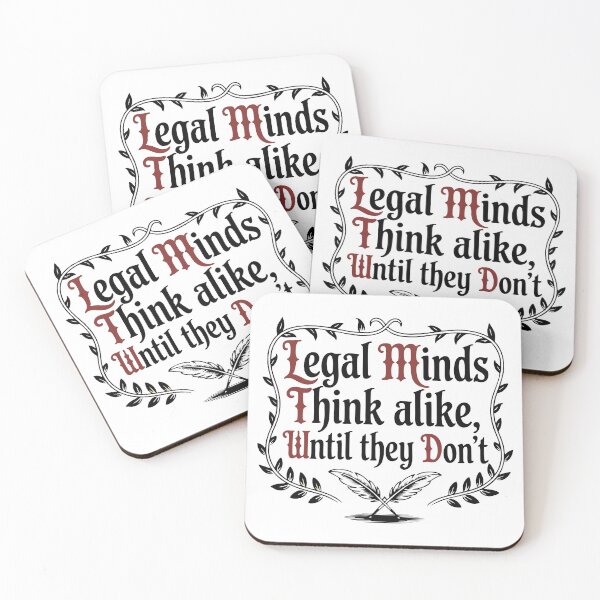 Item preview, . All Legal Minds Think Alike, Until They Don’t – Bar Exam Survivor Tee designed and sold by NoGoodDeeds.