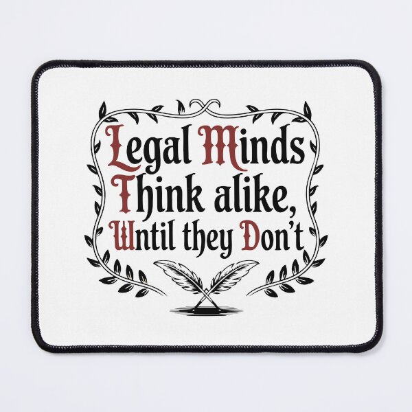 Item preview, . All Legal Minds Think Alike, Until They Don’t – Bar Exam Survivor Tee designed and sold by NoGoodDeeds.