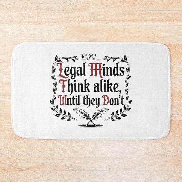 Item preview, . All Legal Minds Think Alike, Until They Don’t – Bar Exam Survivor Tee designed and sold by NoGoodDeeds.