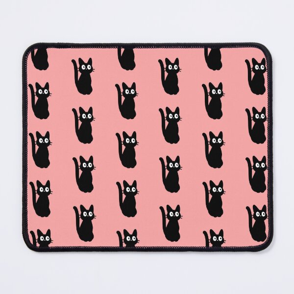 Item preview, Kawaii Black Cat Silhouette – Cute Cartoon Kitty with Big Eyes and Curved Tail designed and sold by magdalenanegra.