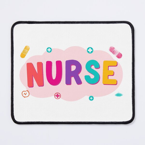 Artikelvorschau, Niedliche „NURSE“-Wortkunst mit medizinischen Symbolen und Pflastern entworfen und verkauft von Ruben S.