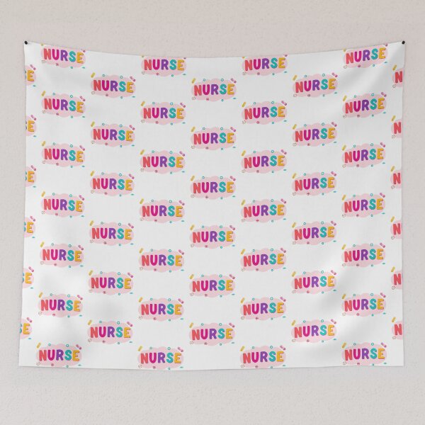 Item preview, Cute 'NURSE' Word Art with Medical Symbols and Band-Aids designed and sold by Ruben S.