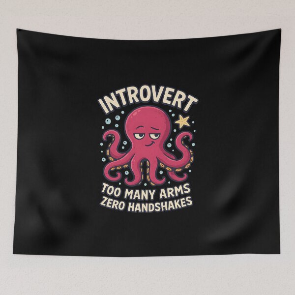 Item preview, Socially Distant Octopus designed and sold by Dazzle-Sizzle.