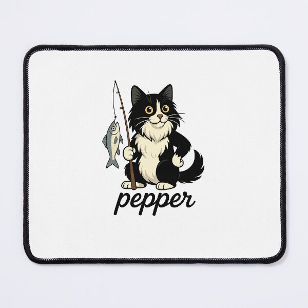Item preview, balık tutan kedi designed and sold by Peparingo.