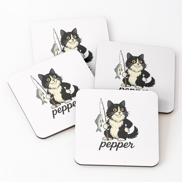 Item preview, balık tutan kedi designed and sold by Peparingo.