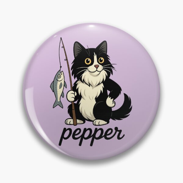 Item preview, balık tutan kedi designed and sold by Peparingo.