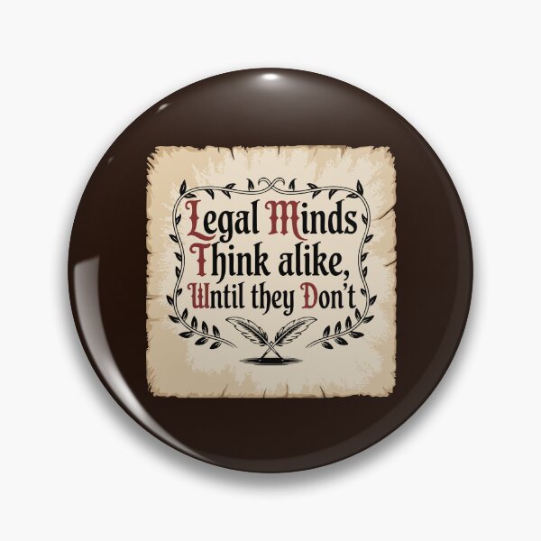 Item preview,  All Legal Minds Think Alike, Until They Don’t – Bar Exam Survivor Tee designed and sold by NoGoodDeeds.