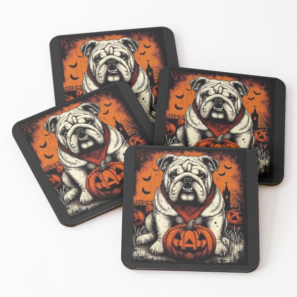 Item preview, My Dog waiting on Halloween Bulldog designed and sold by LLdreams.