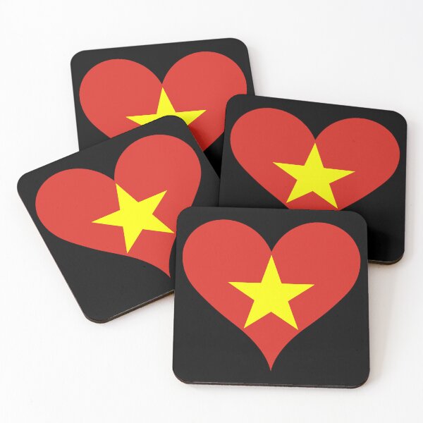 Item preview, Vietnam Heart Flag - Vietnamese Pride & Love designed and sold by NTGUILTY.