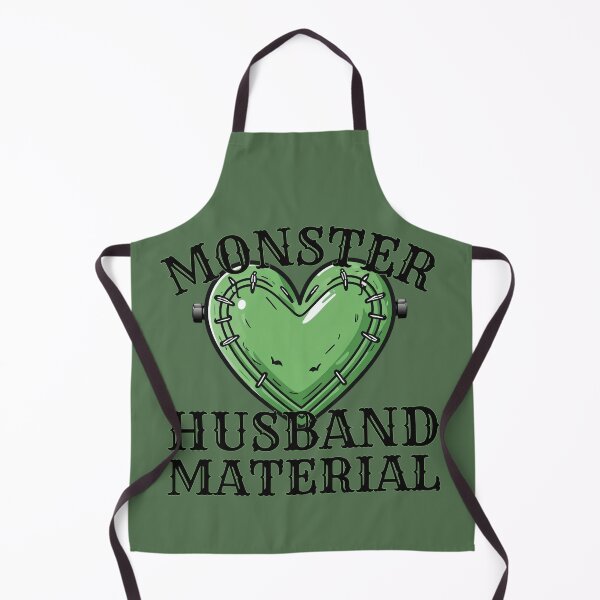Item preview, Monster Husband Material – Funny Stitched Heart designed and sold by Coaster Culture Industries.