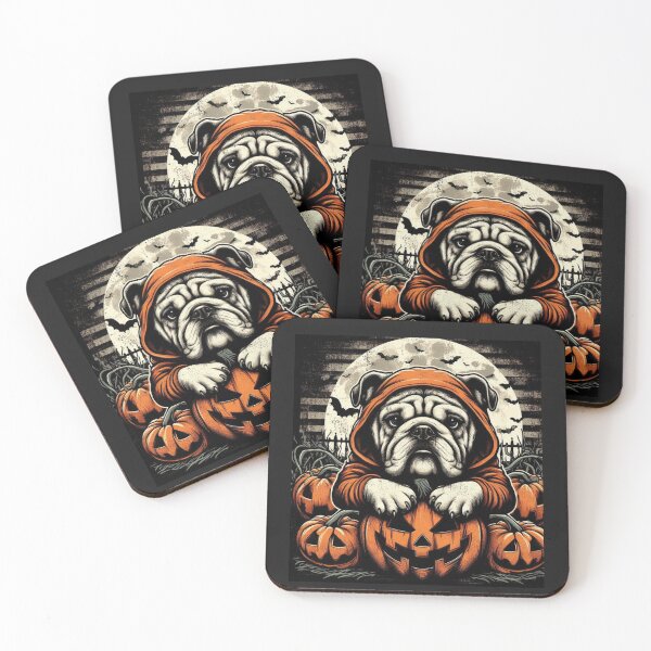 Item preview, My Dog waiting on Halloween Bulldog designed and sold by LLdreams.