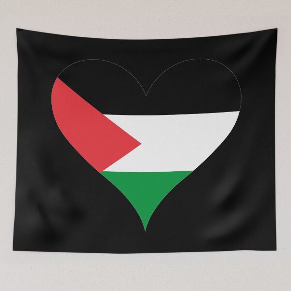 Item preview, Palestine Heart Flag - Palestinian Pride & Solidarity designed and sold by NTGUILTY.