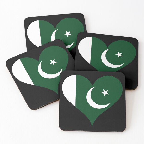 Item preview, Pakistan Heart Flag - Pakistani Pride & Love designed and sold by NTGUILTY.