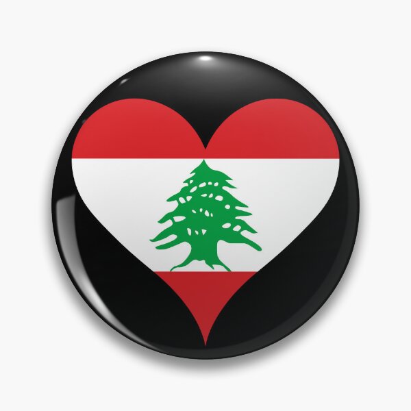 Item preview, Lebanon Heart Flag - Lebanese Pride & Love designed and sold by NTGUILTY.