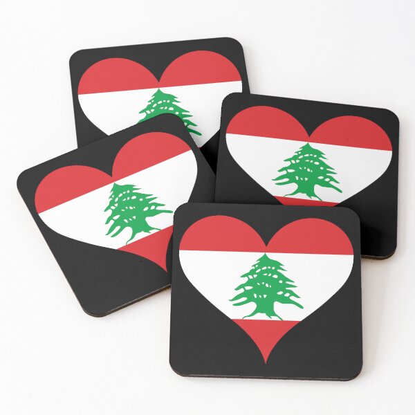 Item preview, Lebanon Heart Flag - Lebanese Pride & Love designed and sold by NTGUILTY.