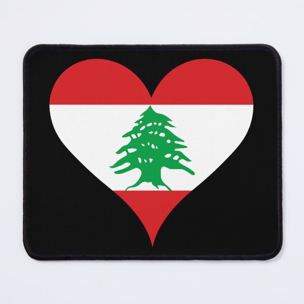 Item preview, Lebanon Heart Flag - Lebanese Pride & Love designed and sold by NTGUILTY.