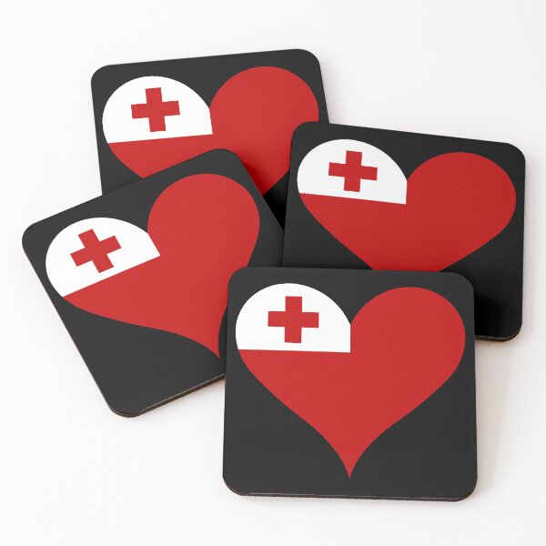 Item preview, Tonga Heart Flag - Tongan Pride & Love designed and sold by NTGUILTY.