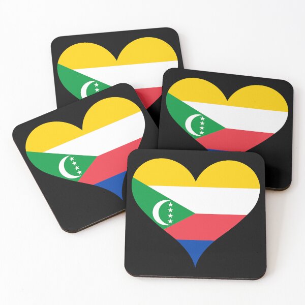 Item preview, Comoros Heart Flag - Comorian Pride & Love designed and sold by NTGUILTY.