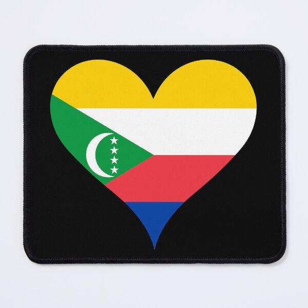 Item preview, Comoros Heart Flag - Comorian Pride & Love designed and sold by NTGUILTY.