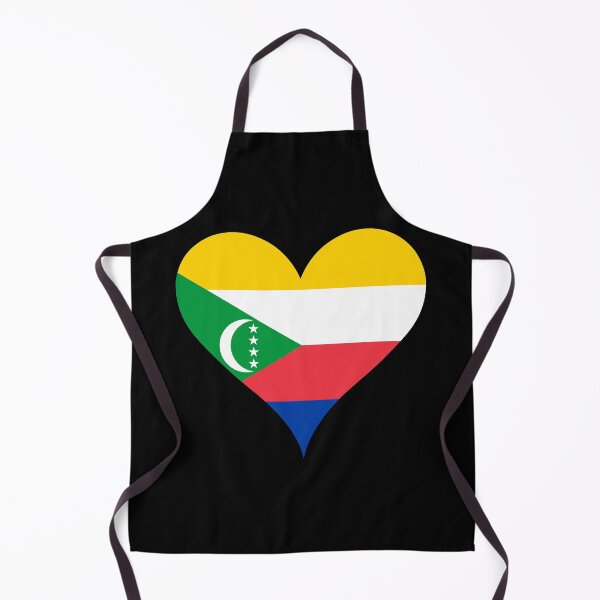Item preview, Comoros Heart Flag - Comorian Pride & Love designed and sold by NTGUILTY.