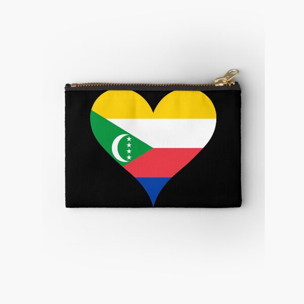 Item preview, Comoros Heart Flag - Comorian Pride & Love designed and sold by NTGUILTY.