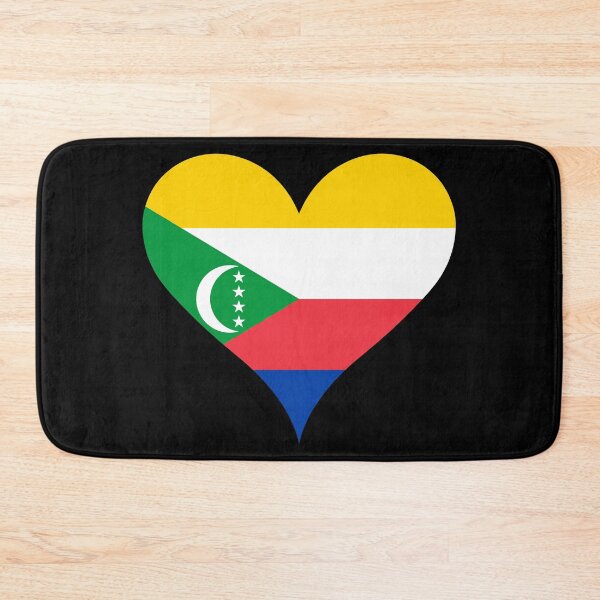 Item preview, Comoros Heart Flag - Comorian Pride & Love designed and sold by NTGUILTY.
