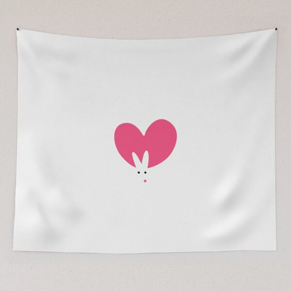 Item preview, Heart Bunny (fc) designed and sold by XUSRedbubble.