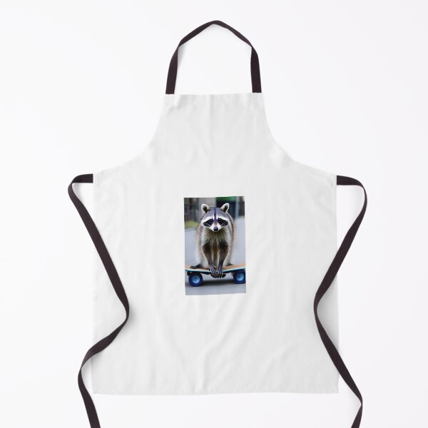 Item preview, cute raccoon riding a skateboard, designed and sold by promptjunkiedesigns.